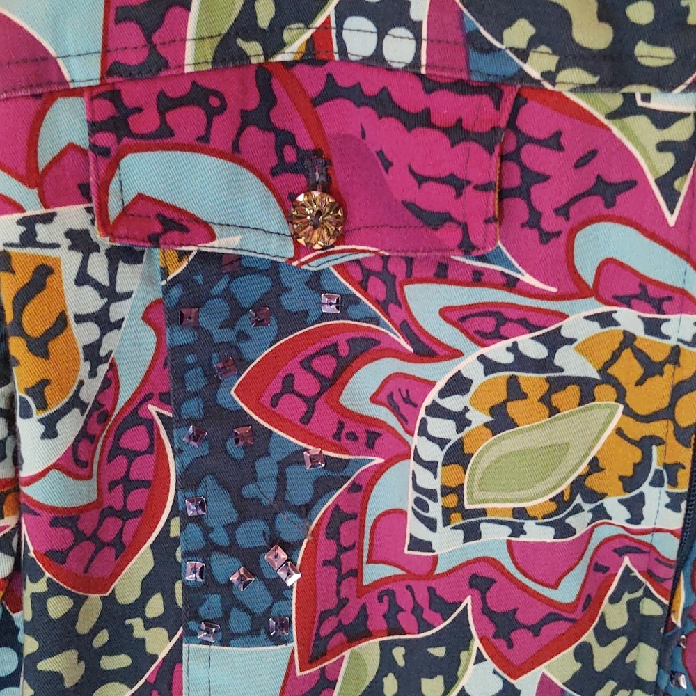 REDD JEANS Multi-Color Jacket - Picture 2 of 6